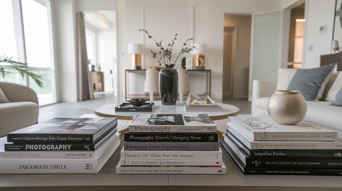 Coffee table books with photography and travel themes