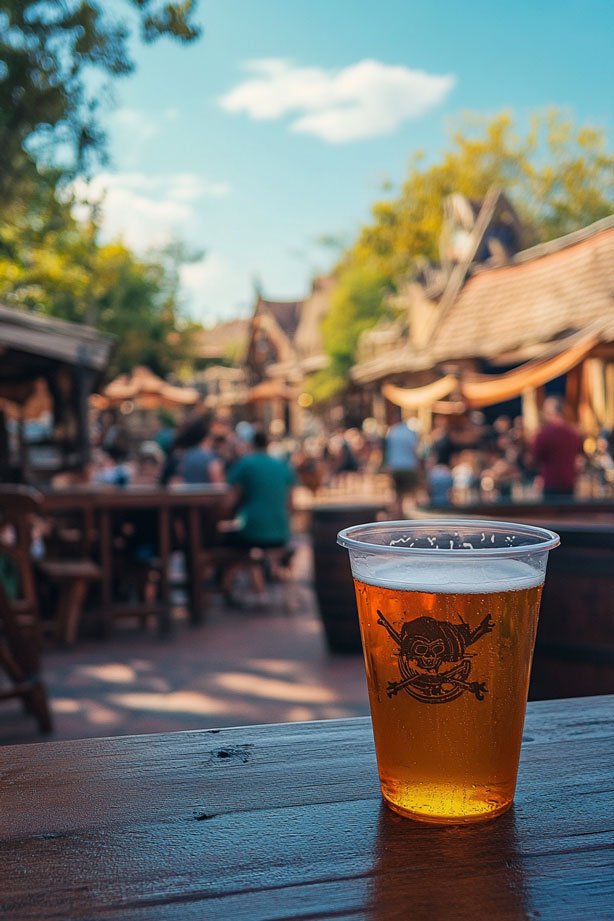 A cold beer at Longwood Pirate Days.